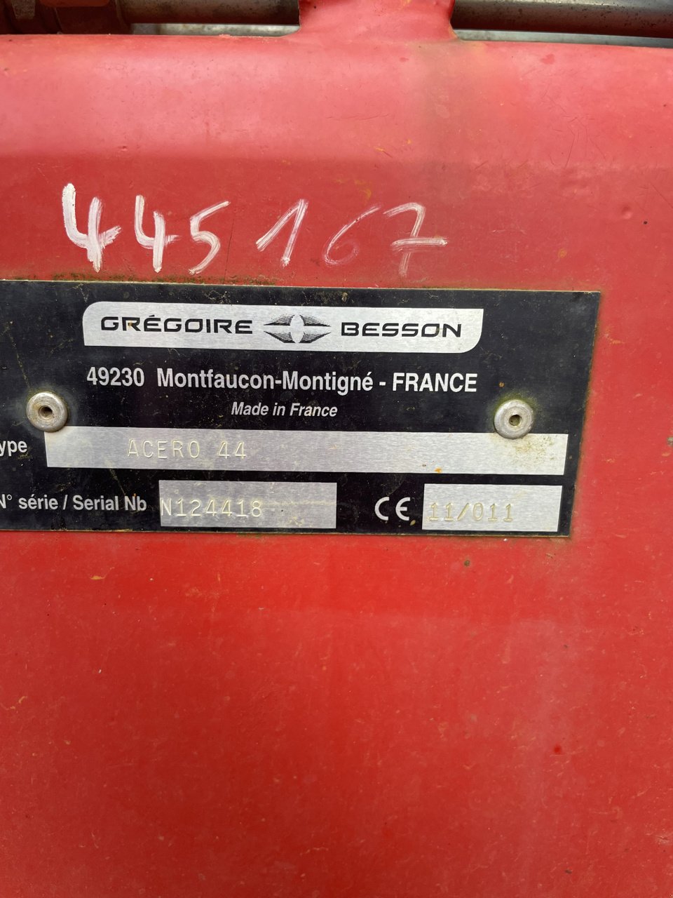 Scheibenegge tipa Gregoire ACERO 44, Gebrauchtmaschine u LA ROCHE JAUDY (Slika 6)