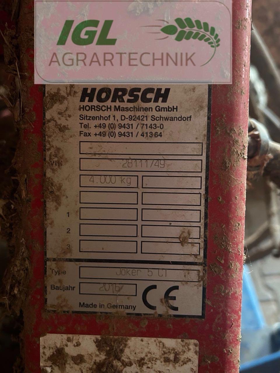 Scheibenegge of the type Horsch Joker 5 CT, Gebrauchtmaschine in Nabburg (Picture 4)