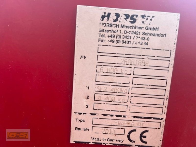 Scheibenegge des Typs Horsch Joker 8Rt, Gebrauchtmaschine in Grabow (Bild 9)