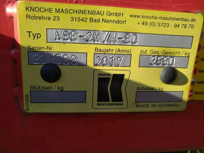 Scheibenegge des Typs Knoche KSE-2X /H50, Gebrauchtmaschine in Liebenwalde (Bild 17)