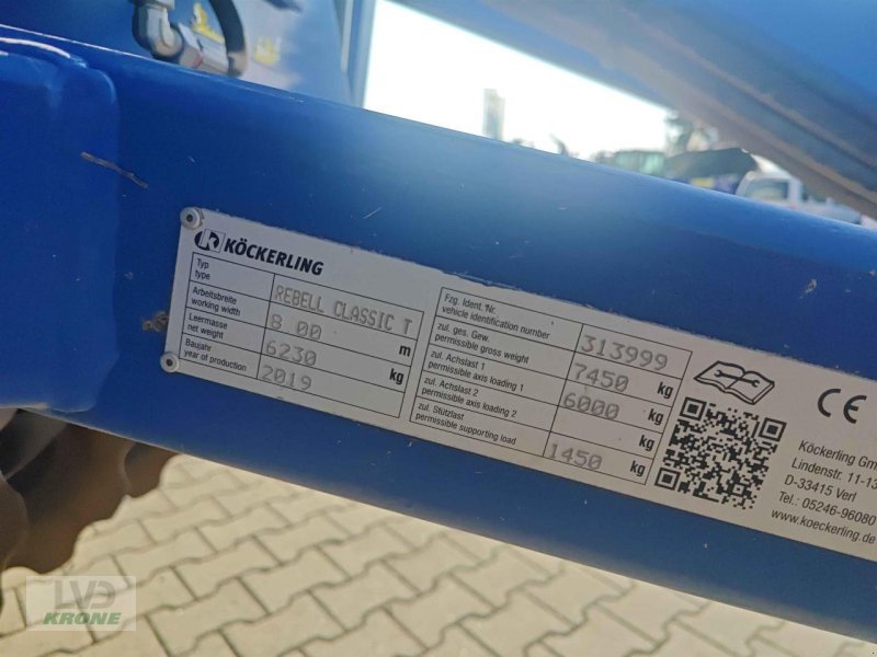 Scheibenegge typu Köckerling Rebell classic 800 T, Gebrauchtmaschine v Spelle (Obrázek 4)
