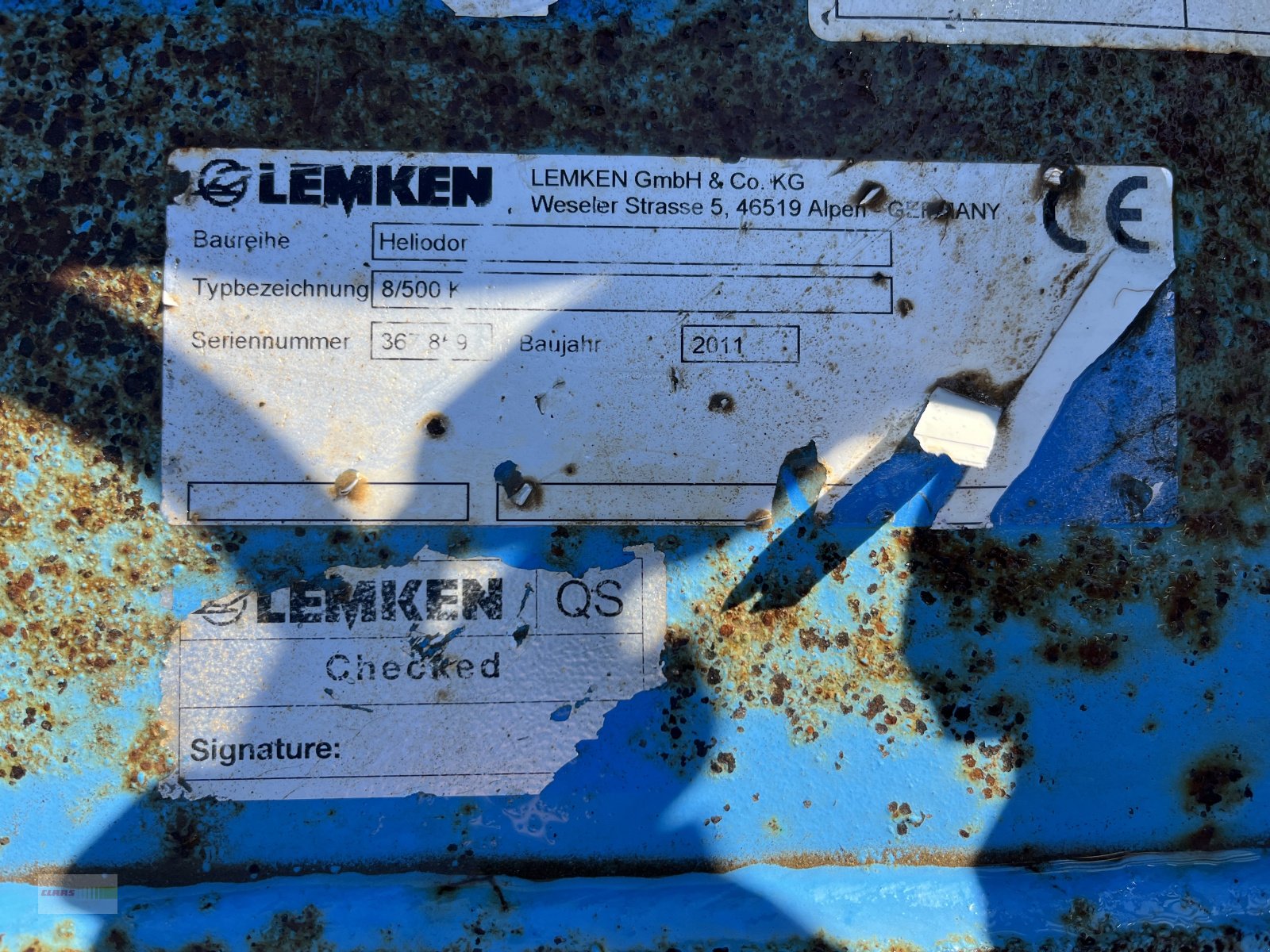 Scheibenegge des Typs Lemken Heliodor 8/500 K mit neuen Scheiben PREISREDUZIERT, Gebrauchtmaschine in Langenau (Bild 8)