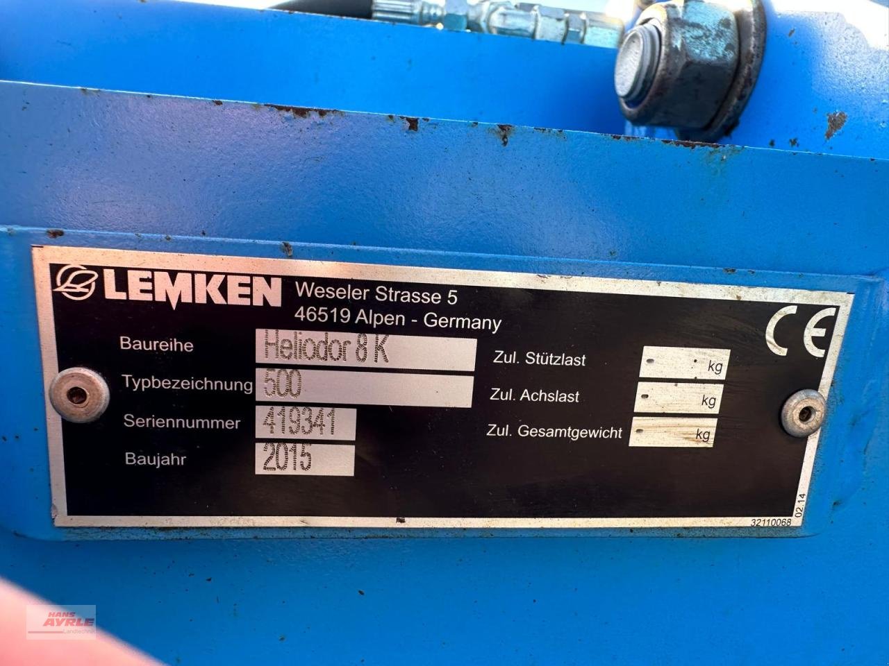 Scheibenegge des Typs Lemken Heliodor 8/500 K, Gebrauchtmaschine in Steinheim (Bild 8)