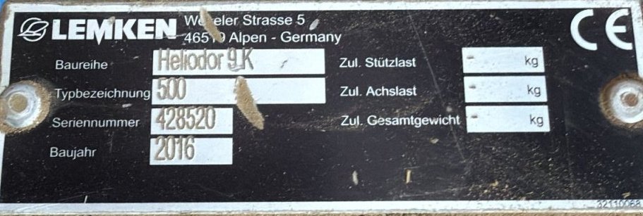 Scheibenegge του τύπου Lemken Heliodor 9/500 K, Gebrauchtmaschine σε Schlier (Φωτογραφία 2)