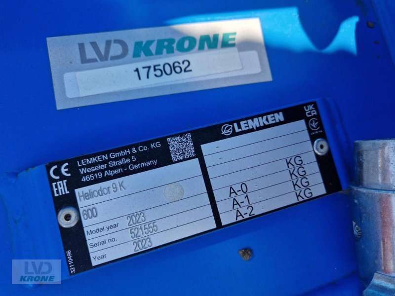 Scheibenegge Türe ait Lemken Heliodor 9/600 K, Gebrauchtmaschine içinde Spelle (resim 3)