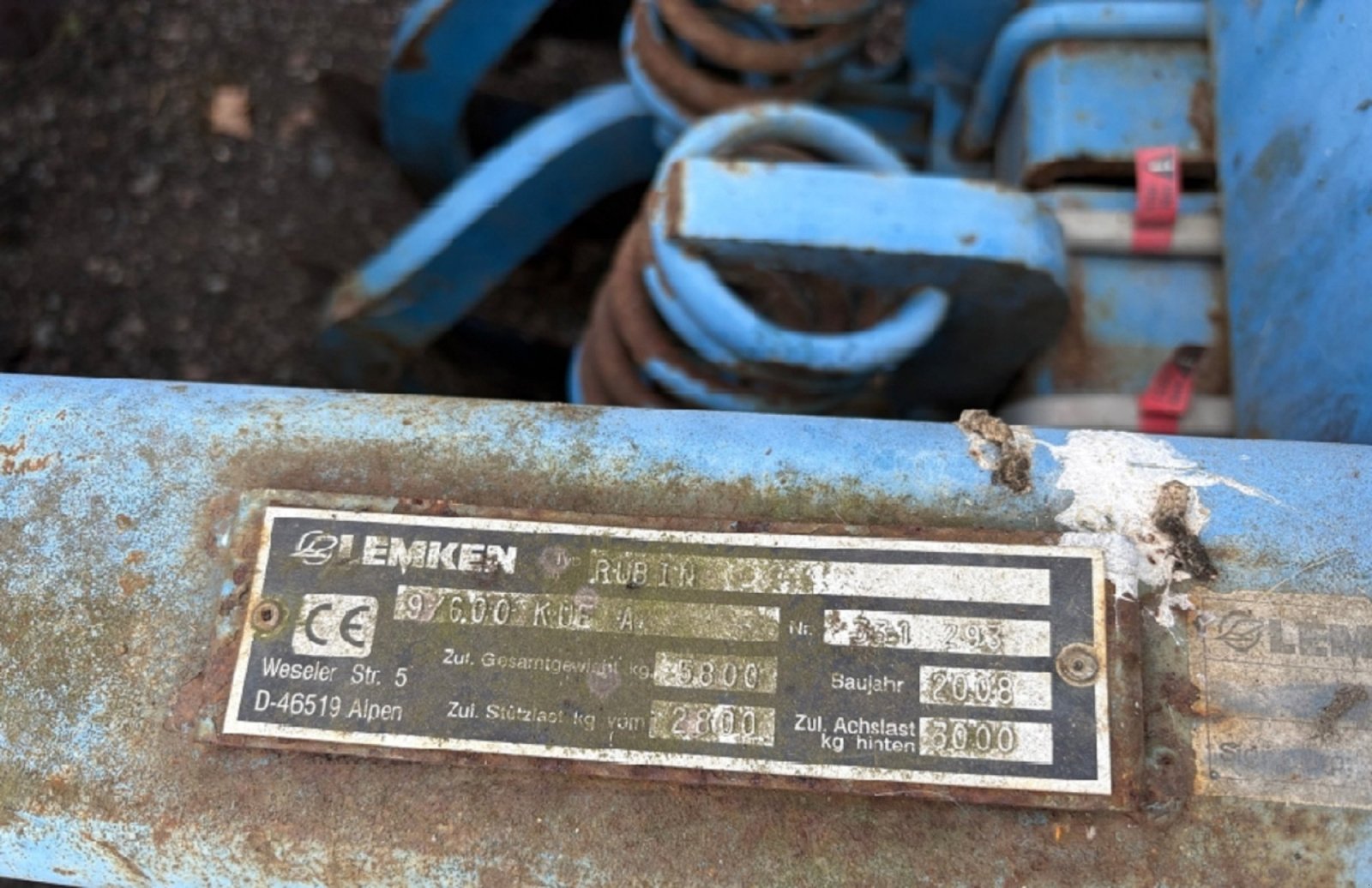 Scheibenegge typu Lemken Rubin 9/600 KUA, Gebrauchtmaschine w Admannshagen-Bargeshagen (Zdjęcie 3)