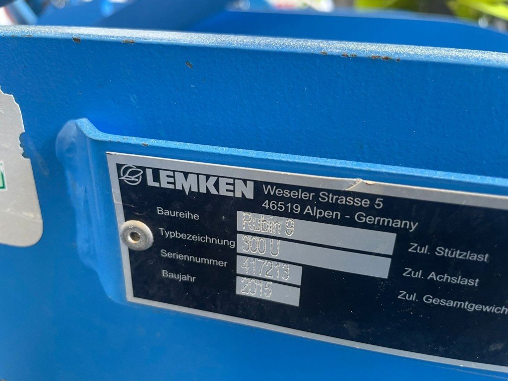 Scheibenegge Türe ait Lemken rubin 9, Gebrauchtmaschine içinde Domdidier (resim 7)