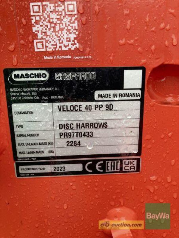 Scheibenegge del tipo Maschio VELOCE 400 DR, Gebrauchtmaschine In Erbach (Immagine 7)