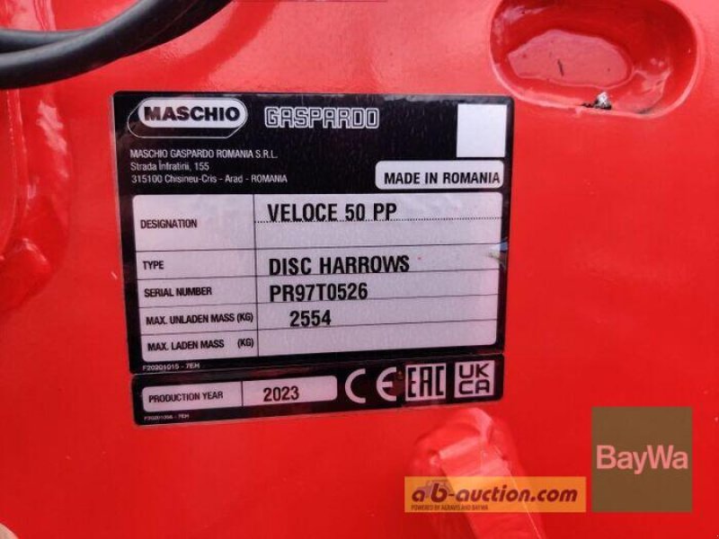 Scheibenegge des Typs Maschio VELOCE 500, Gebrauchtmaschine in Obertraubling (Bild 6)