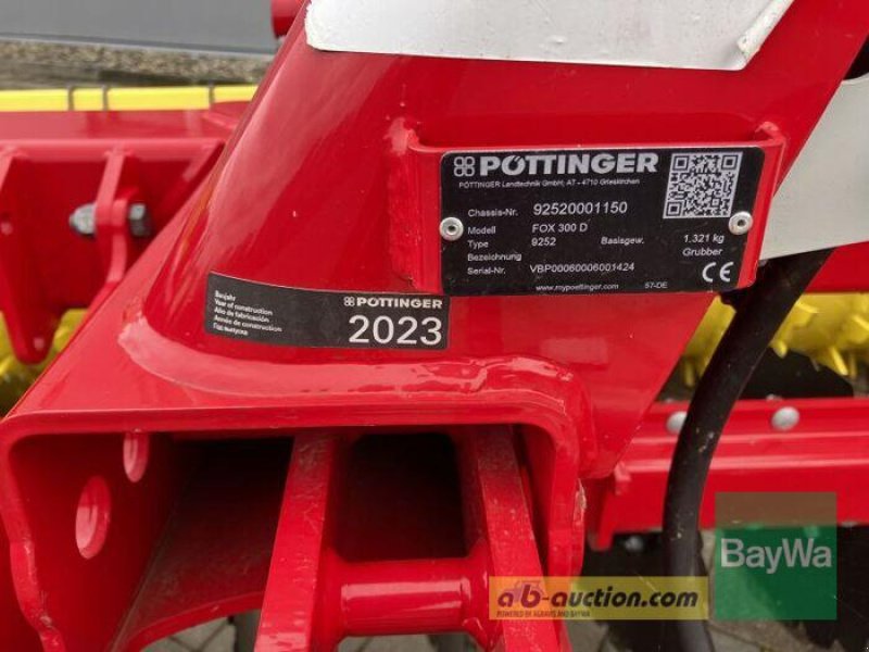 Pöttinger FOX 300 D, Gebrauchtmaschine, Rok výroby: 2023 (Obrázok 5) Scheibenegge typu Pöttinger FOX 300 D, Gebrauchtmaschine v Großweitzschen (Obrázok 5)
