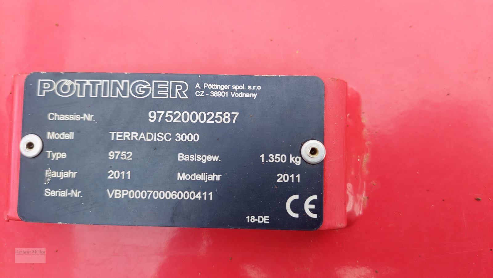 Scheibenegge typu Pöttinger Terradisc 3000, Gebrauchtmaschine v Sauldorf (Obrázek 6)