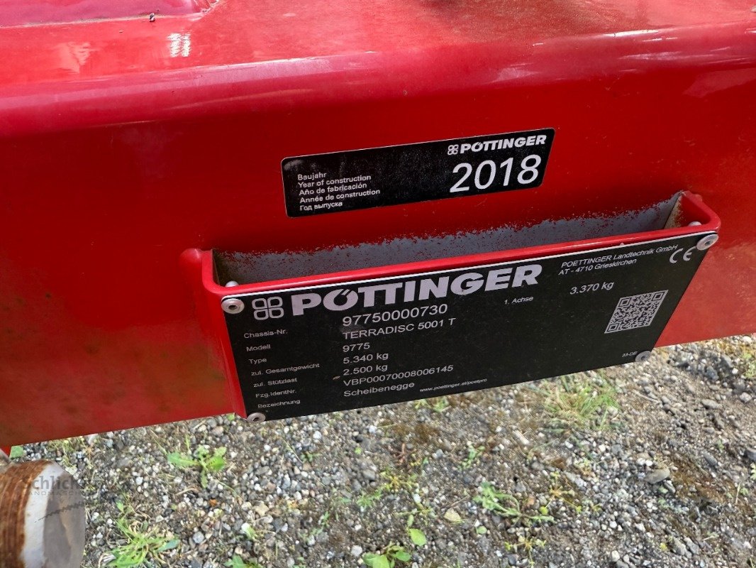 Scheibenegge des Typs Pöttinger Terradisc 5001T, Gebrauchtmaschine in Marxen (Bild 10)