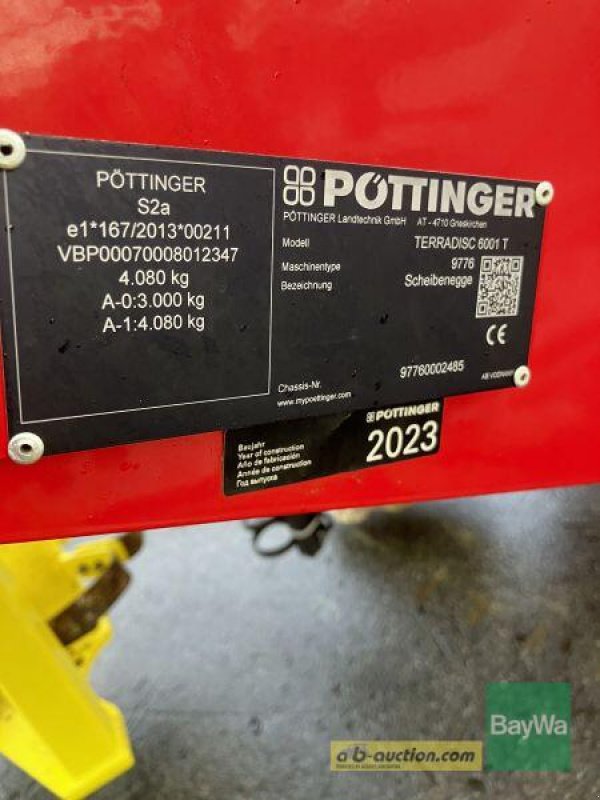 Scheibenegge of the type Pöttinger TERRADISC 6001 T TCR, Vorführmaschine in Bamberg (Picture 3)