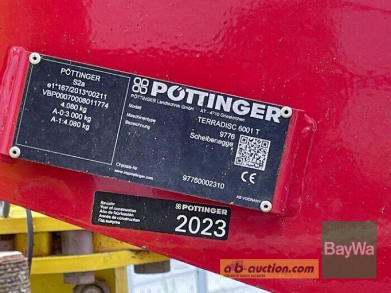 Scheibenegge des Typs Pöttinger TERRADISC 6001 T TCR, Gebrauchtmaschine in Bamberg (Bild 14)