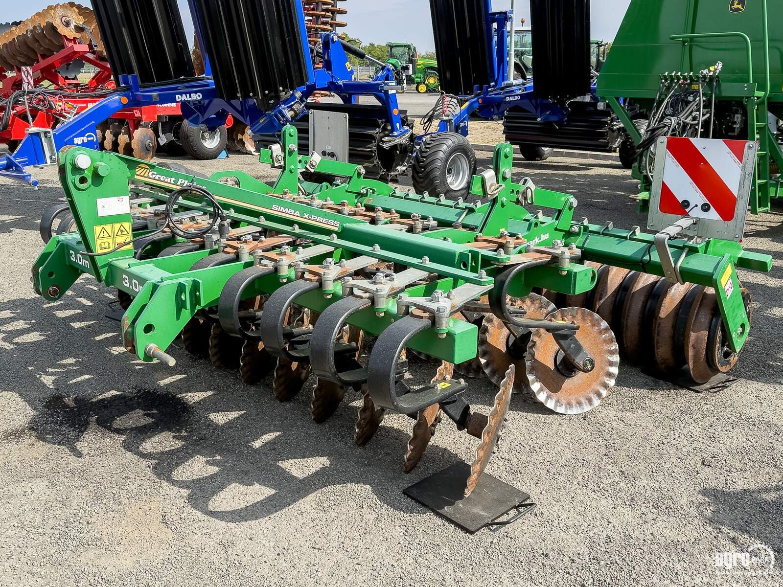 Scheibenegge of the type Simba X-Press 3.0 3 m short disc, with 22 discs, with DD600 roller, Gebrauchtmaschine in Csengele (Picture 1)