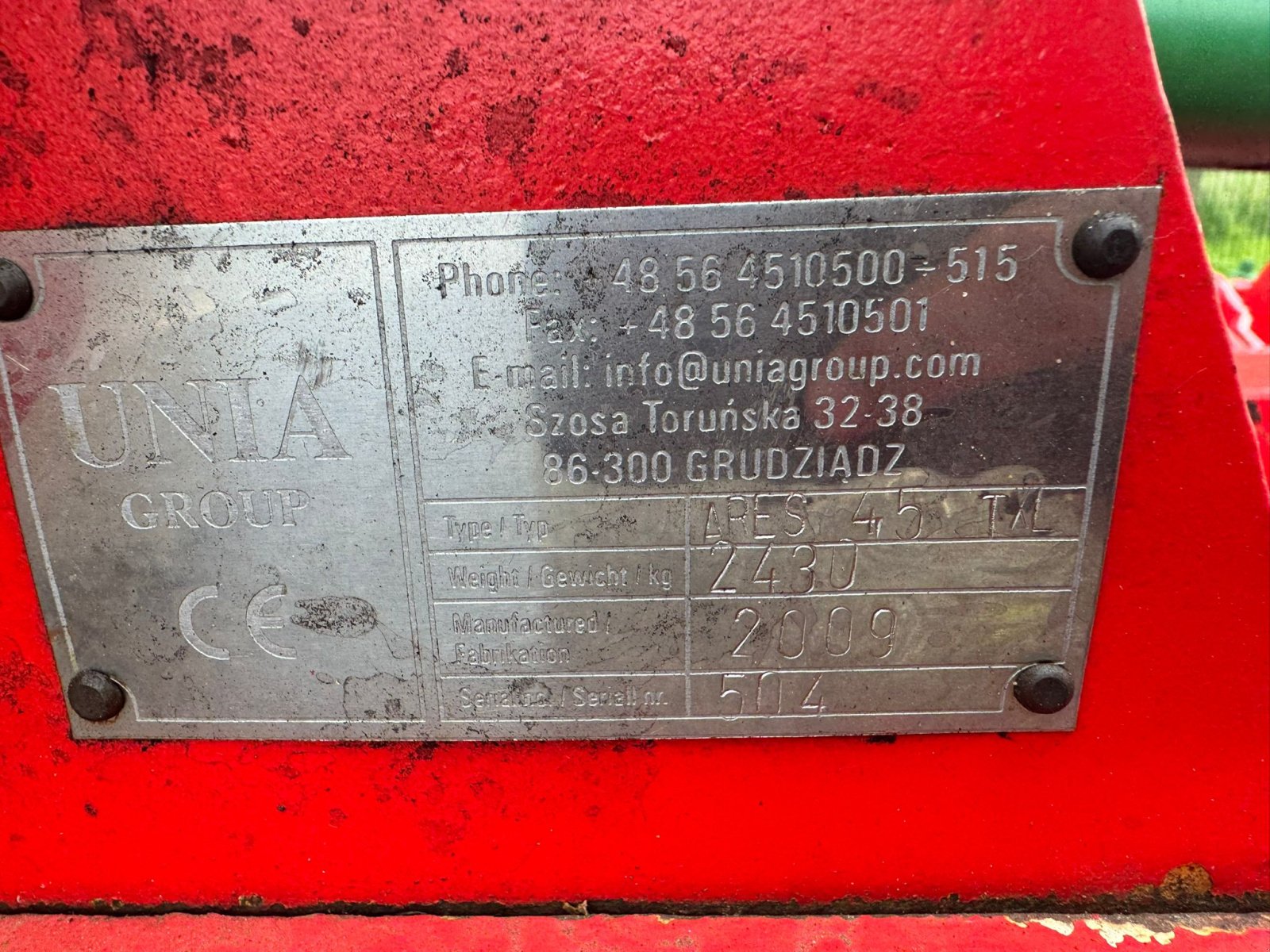 Scheibenegge от тип Unia ARES T XL, Gebrauchtmaschine в Bevern (Снимка 6)