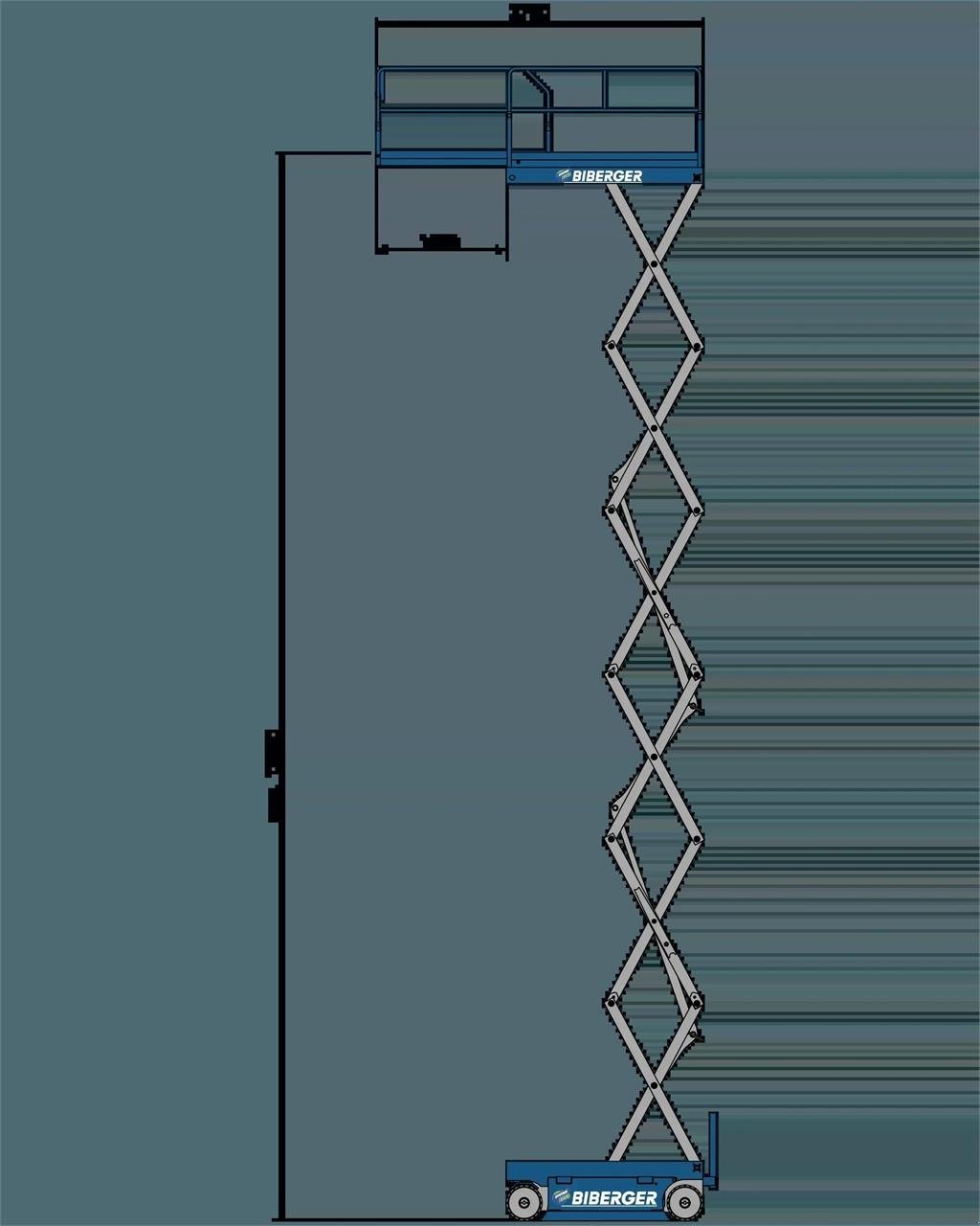 Scherenarbeitsbühne del tipo aichi X14EN, Gebrauchtmaschine en Schierling (Imagen 8)