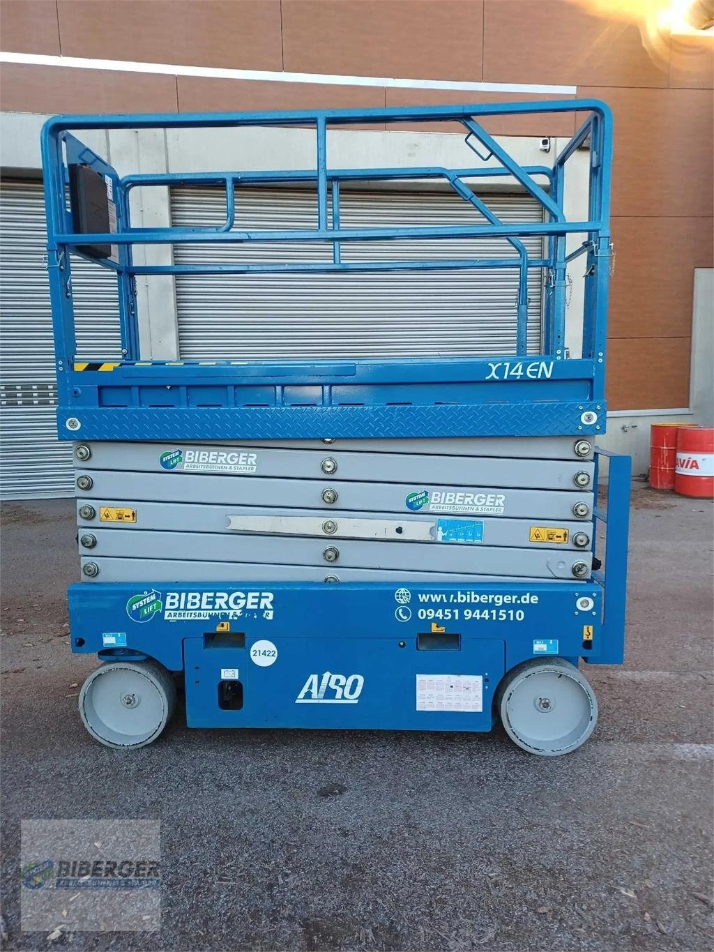 Scherenarbeitsbühne Türe ait aichi X14EN, Gebrauchtmaschine içinde Schierling (resim 5)
