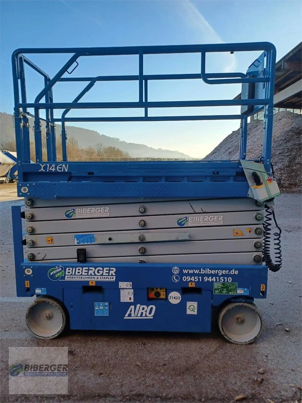 Scherenarbeitsbühne tip aichi X14EN, Gebrauchtmaschine in Schierling (Poză 1)