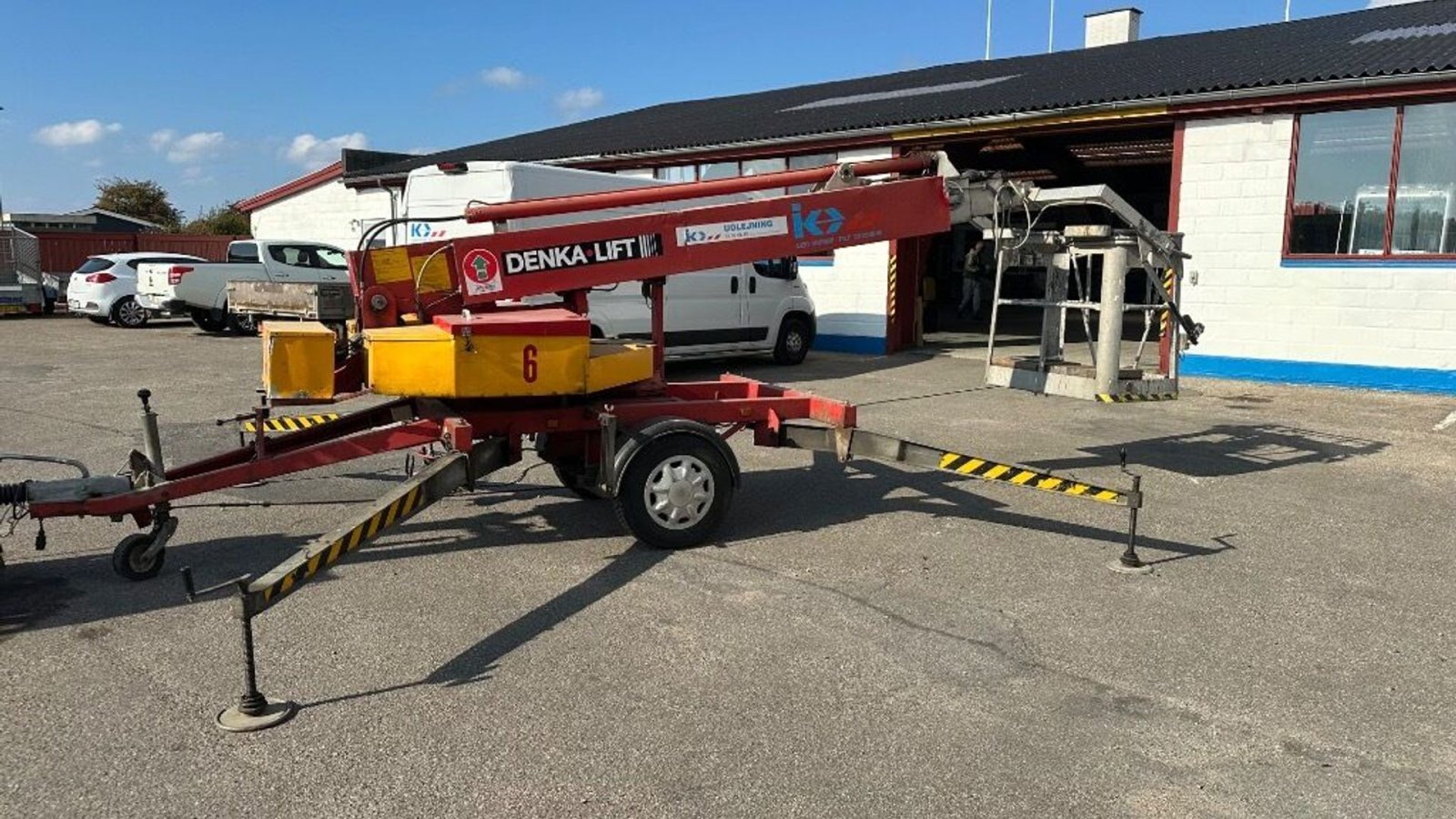 Scherenarbeitsbühne типа Denka-Lift 15 meter Trailer Mk5, Gebrauchtmaschine в Rødovre (Фотография 1)