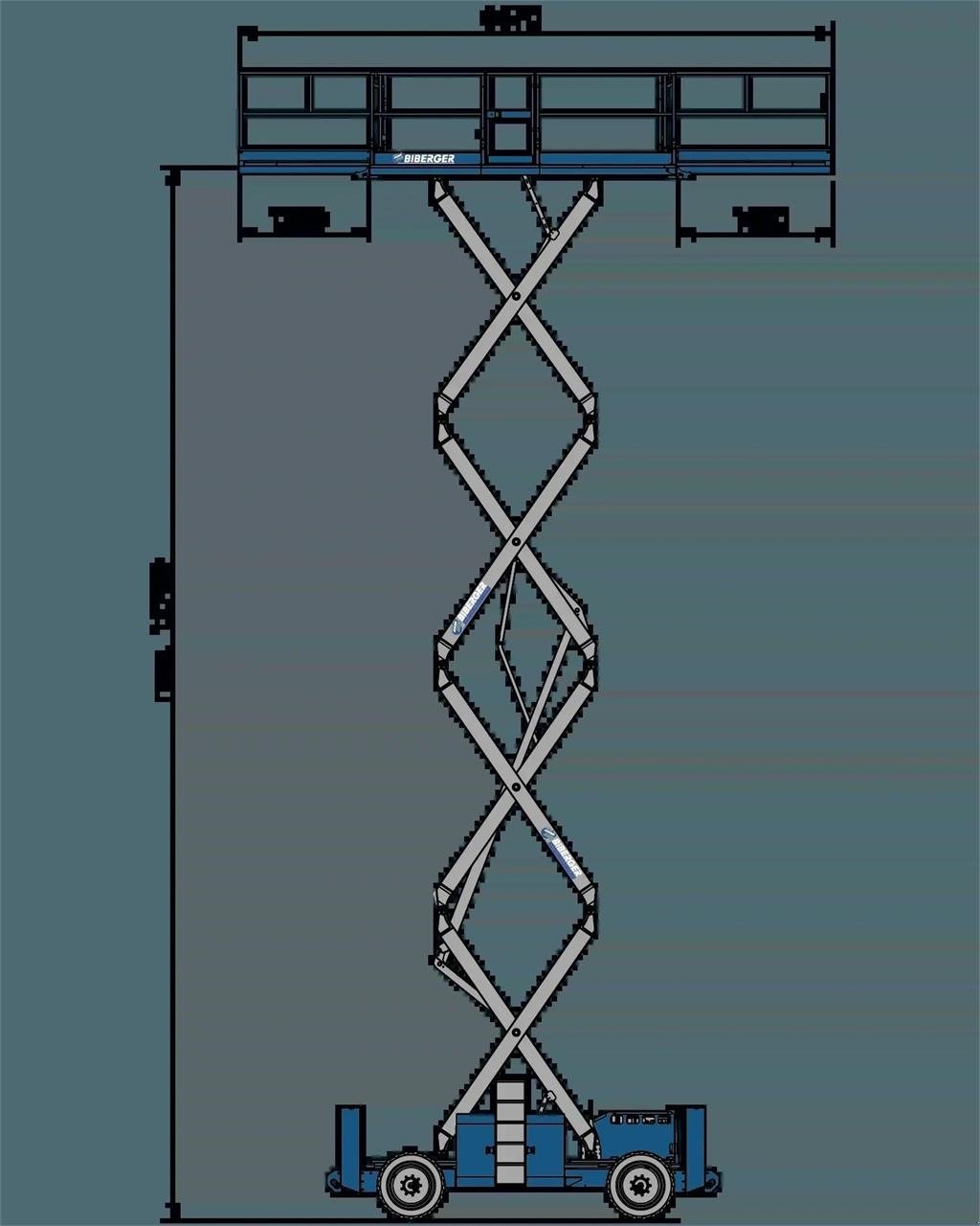 Scherenarbeitsbühne tipa Genie GS 4390 RT, Gebrauchtmaschine u Schierling (Slika 9)