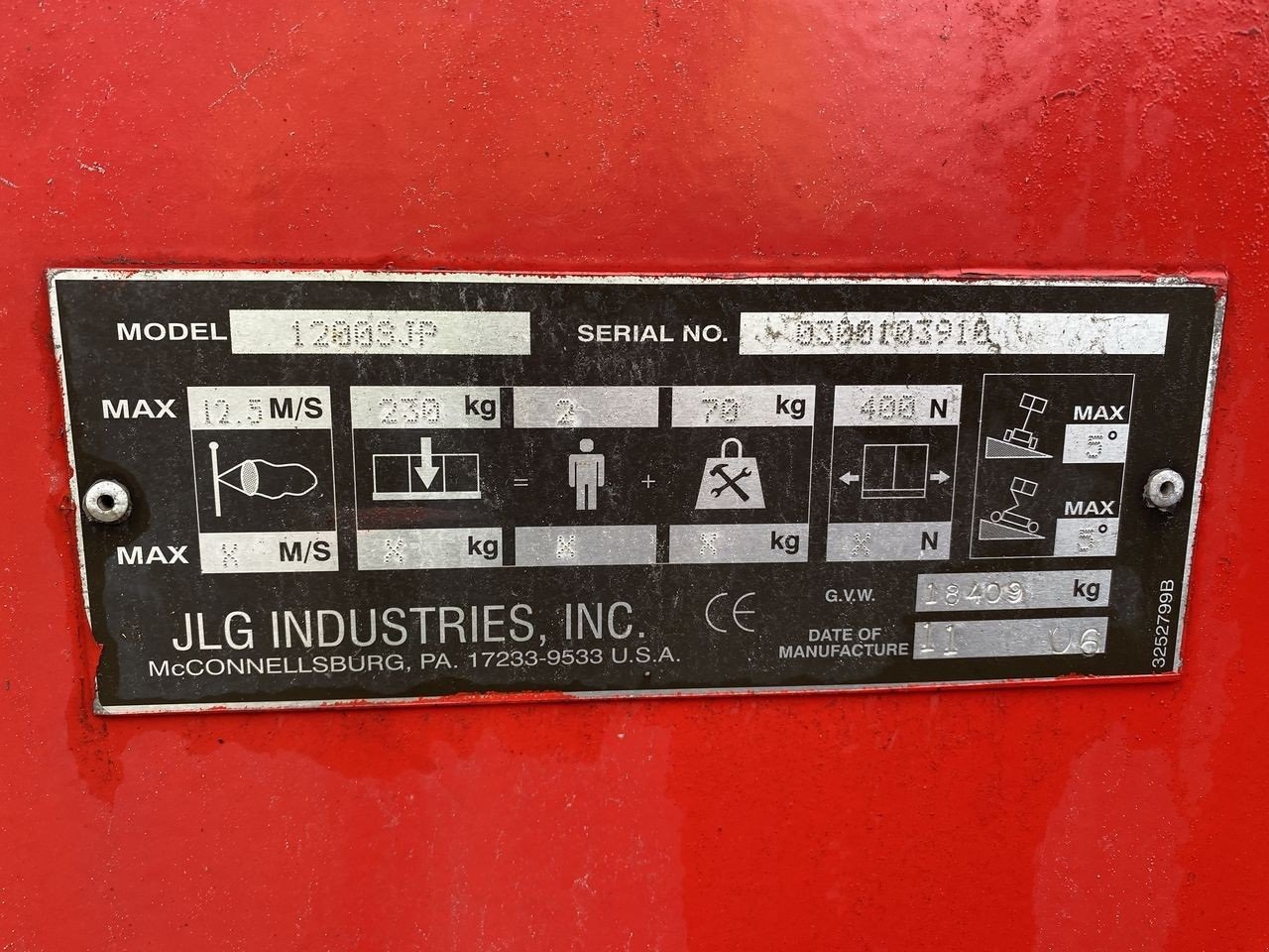 Scherenarbeitsbühne of the type JLG 1200SJP, Gebrauchtmaschine in Skive (Picture 11)