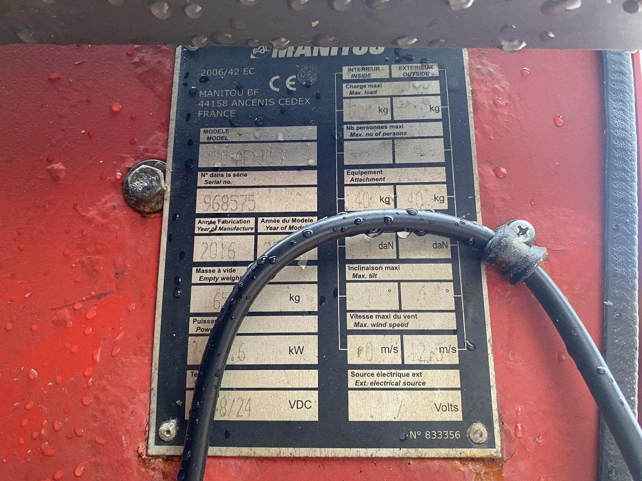 Scherenarbeitsbühne του τύπου Manitou 120AETJ-COMPACT 3D, Gebrauchtmaschine σε Skive (Φωτογραφία 9)