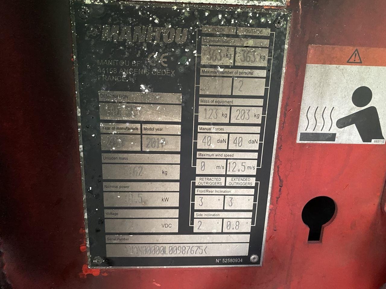 Scherenarbeitsbühne του τύπου Manitou 140SC, Gebrauchtmaschine σε Skive (Φωτογραφία 9)