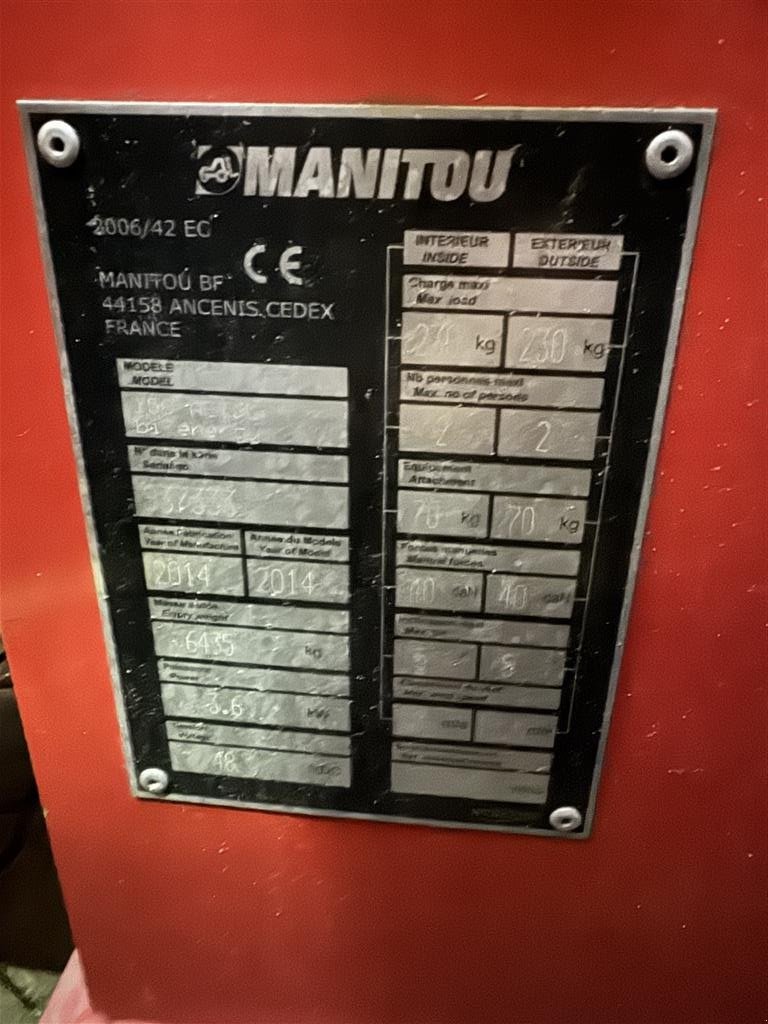 Scherenarbeitsbühne του τύπου Manitou 150 AETJ BI ENERGY, Gebrauchtmaschine σε Nørager (Φωτογραφία 8)