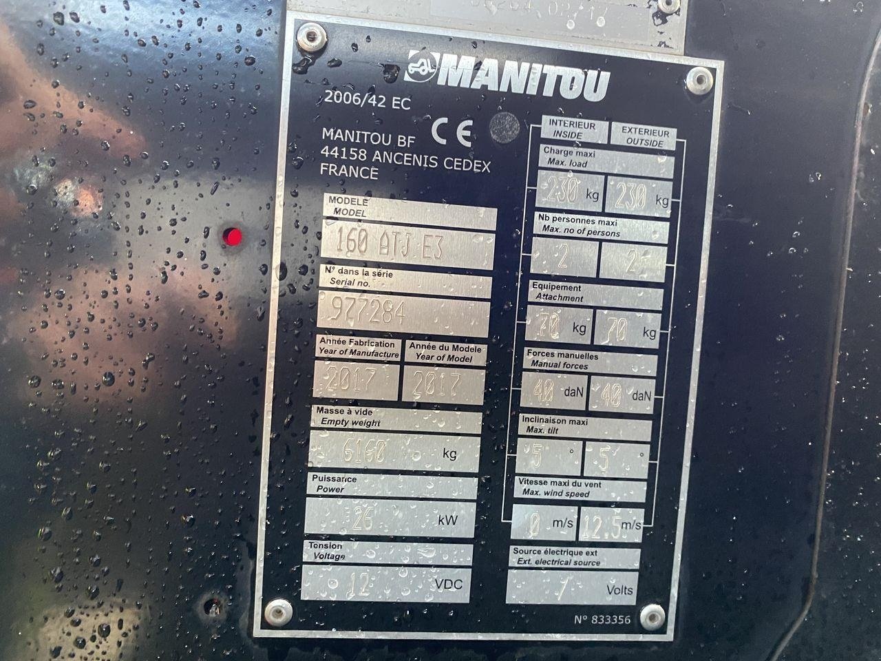 Scherenarbeitsbühne от тип Manitou 160ATJ RC, Gebrauchtmaschine в Skive (Снимка 10)