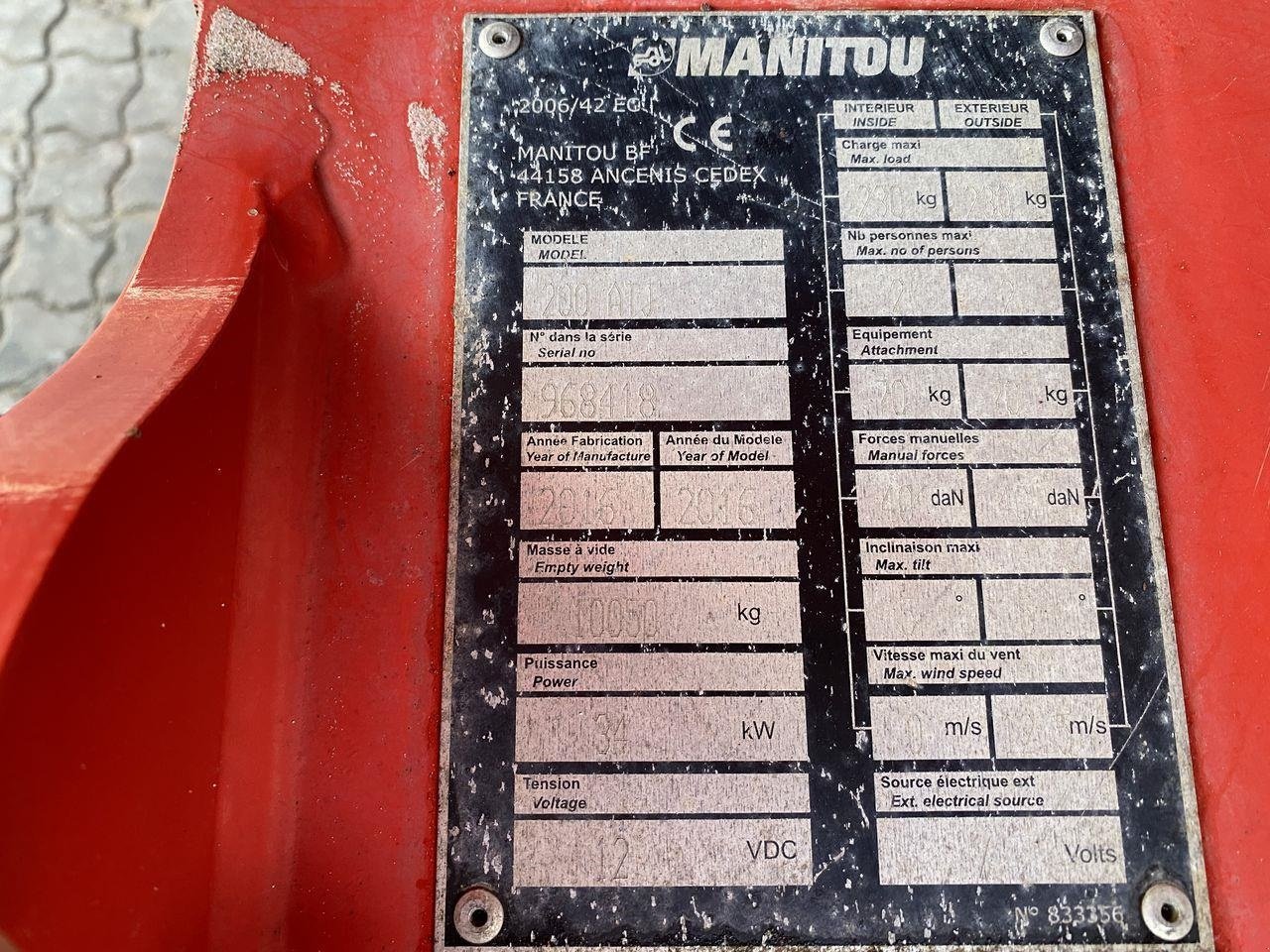 Scherenarbeitsbühne типа Manitou 200ATJ RC, Gebrauchtmaschine в Skive (Фотография 11)