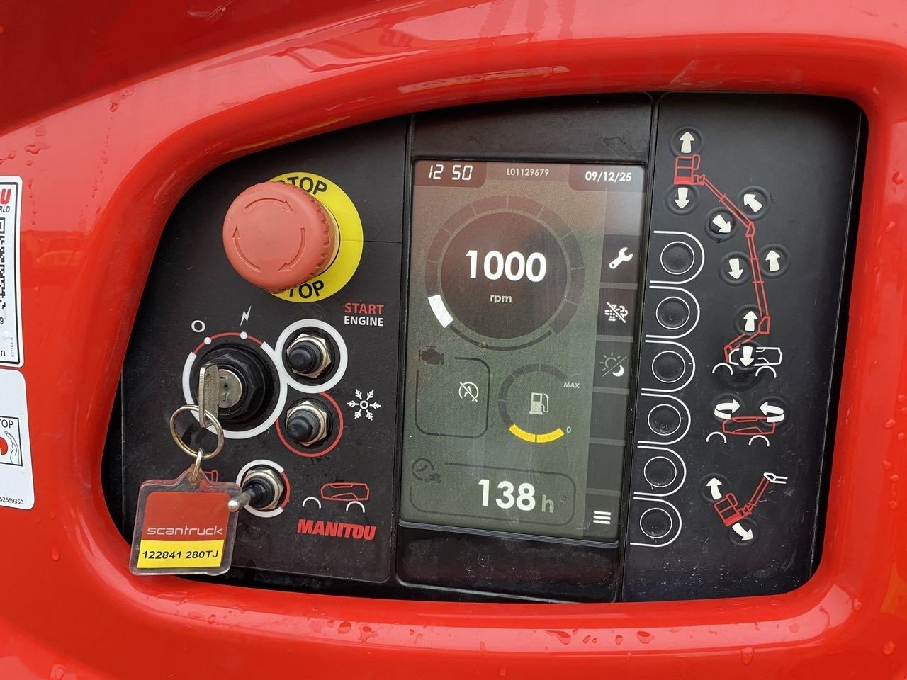 Scherenarbeitsbühne Türe ait Manitou 280TJ ST5, Gebrauchtmaschine içinde Skive (resim 10)