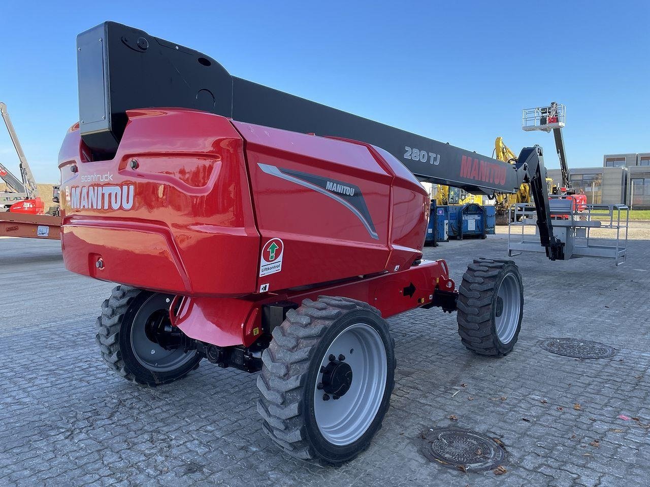 Scherenarbeitsbühne Türe ait Manitou 280TJ, Gebrauchtmaschine içinde Skive (resim 4)