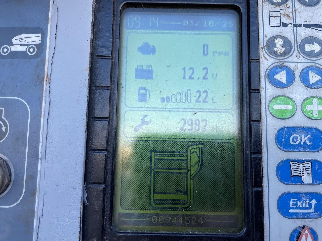Scherenarbeitsbühne Türe ait Manitou 280TJ, Gebrauchtmaschine içinde Skive (resim 12)
