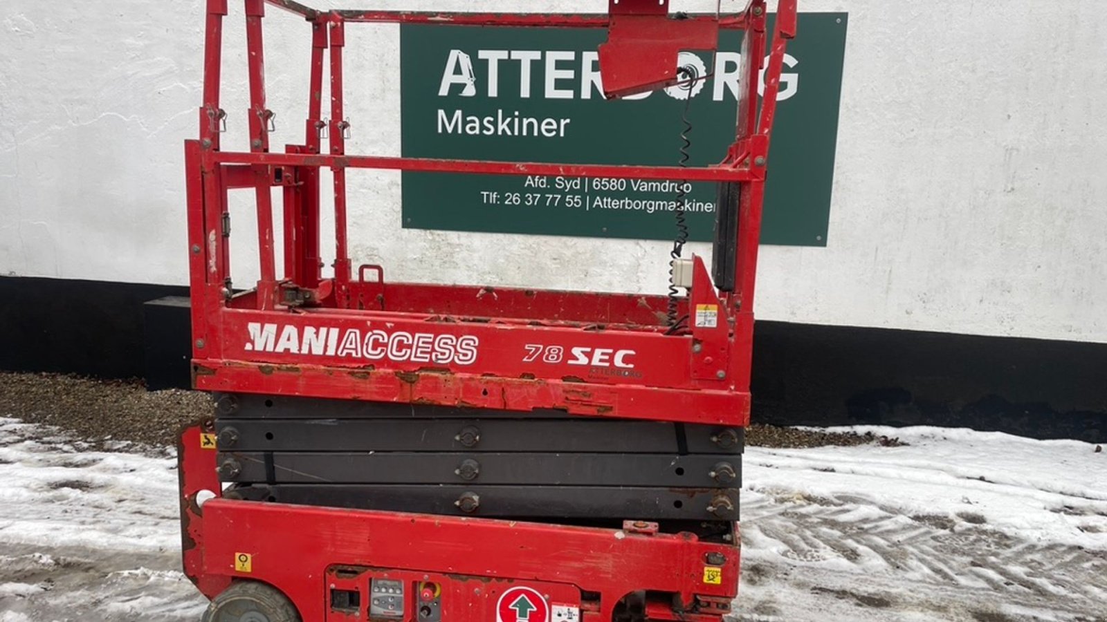 Scherenarbeitsbühne Türe ait Manitou 78SEC Manitou 78SEC, Gebrauchtmaschine içinde Nykøbing Mors (resim 4)