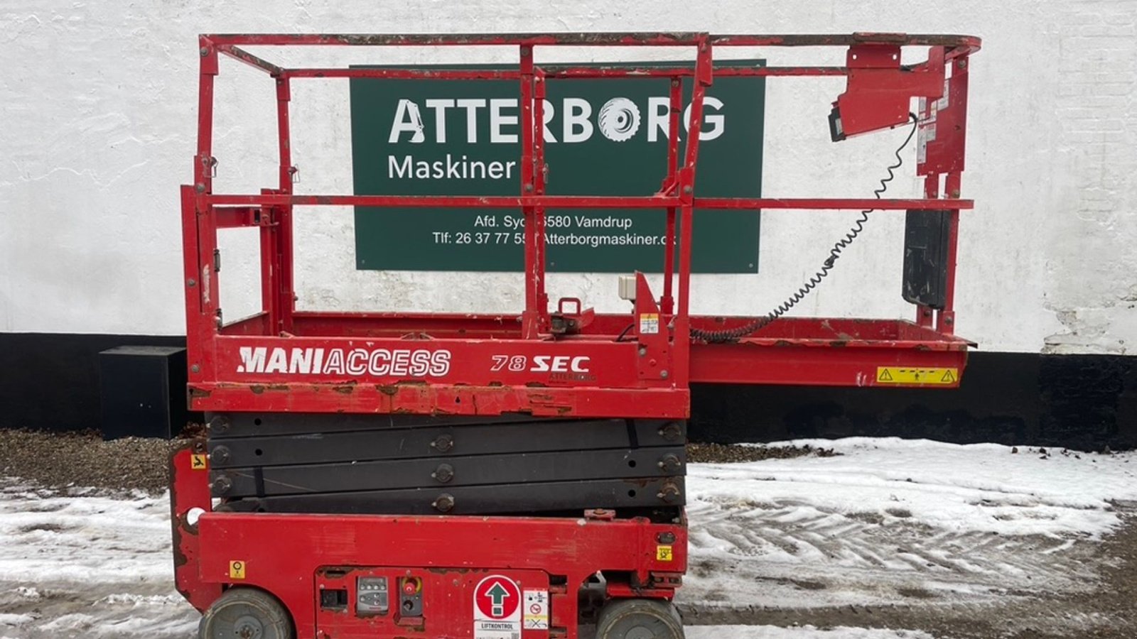 Scherenarbeitsbühne Türe ait Manitou 78SEC Manitou 78SEC, Gebrauchtmaschine içinde Nykøbing Mors (resim 1)