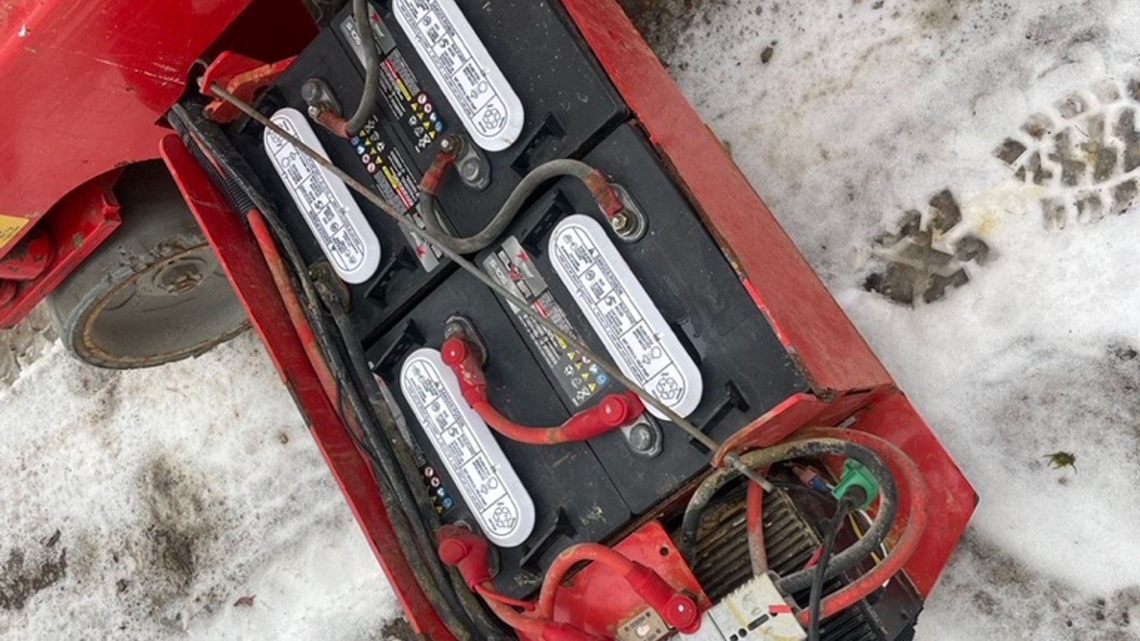 Scherenarbeitsbühne Türe ait Manitou 78SEC Manitou 78SEC, Gebrauchtmaschine içinde Nykøbing Mors (resim 6)