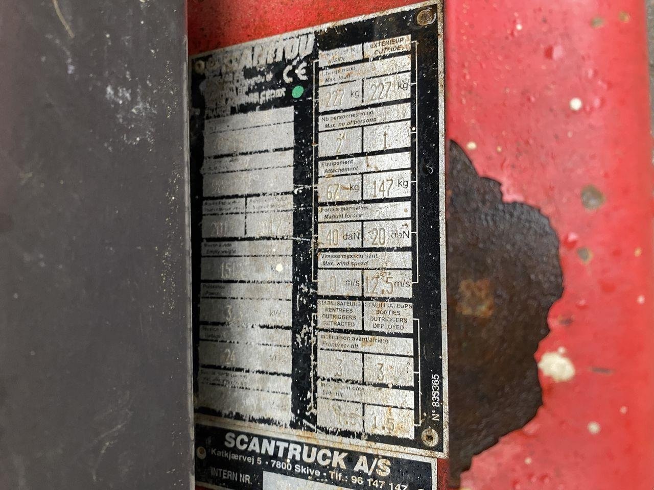 Scherenarbeitsbühne του τύπου Manitou 78SEC, Gebrauchtmaschine σε Skive (Φωτογραφία 10)