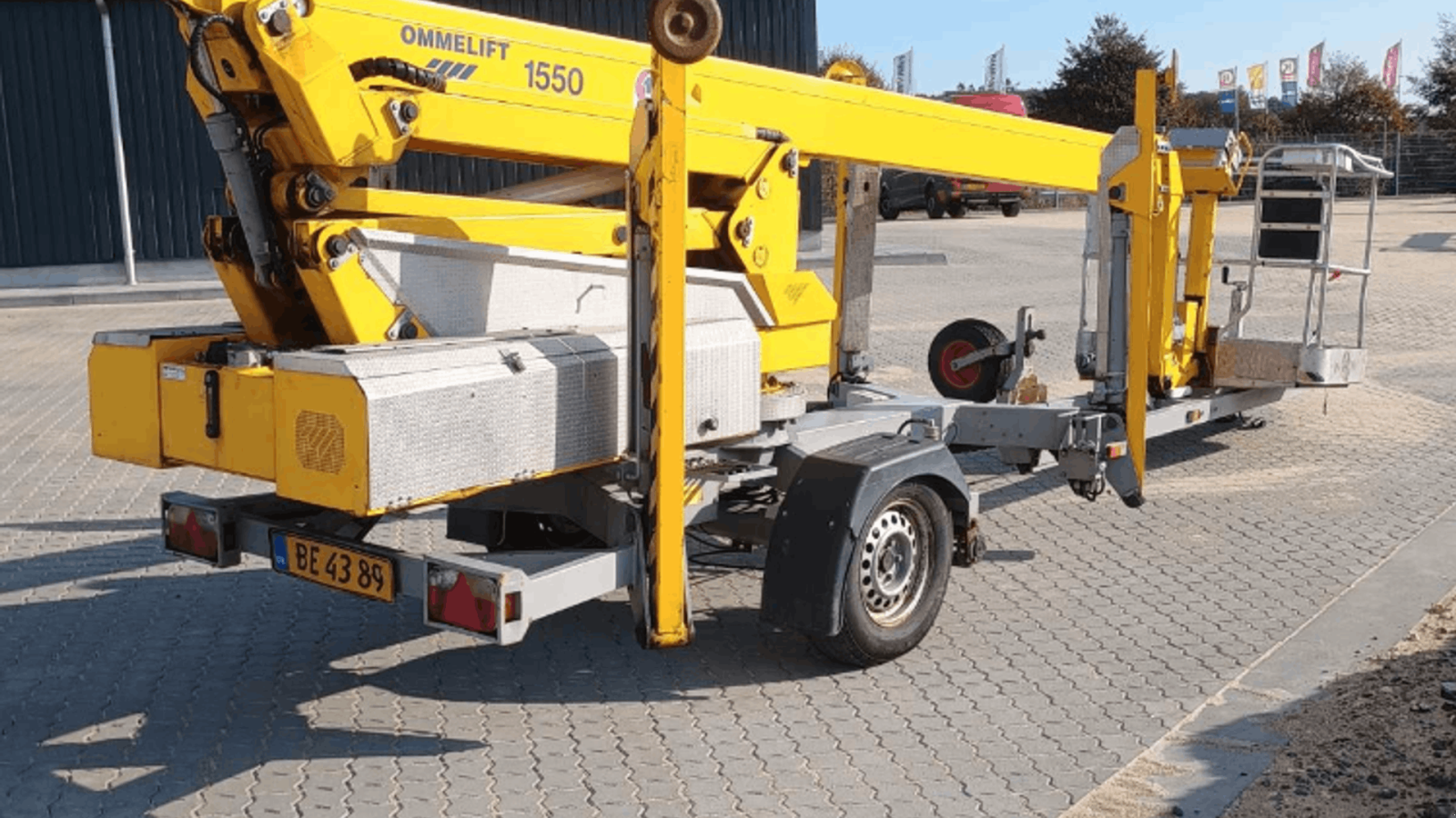 Scherenarbeitsbühne des Typs Omme 1550 ZXG1 Trailer lift, Gebrauchtmaschine in Horsens (Bild 2)