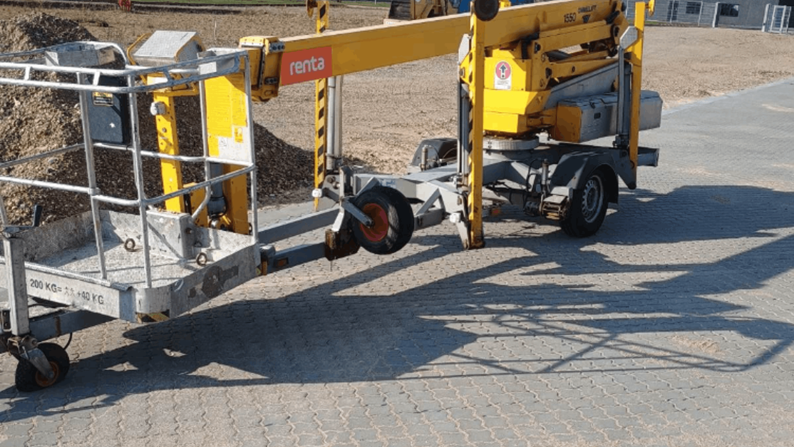 Scherenarbeitsbühne des Typs Omme 1550 ZXG1 Trailer lift, Gebrauchtmaschine in Horsens (Bild 3)