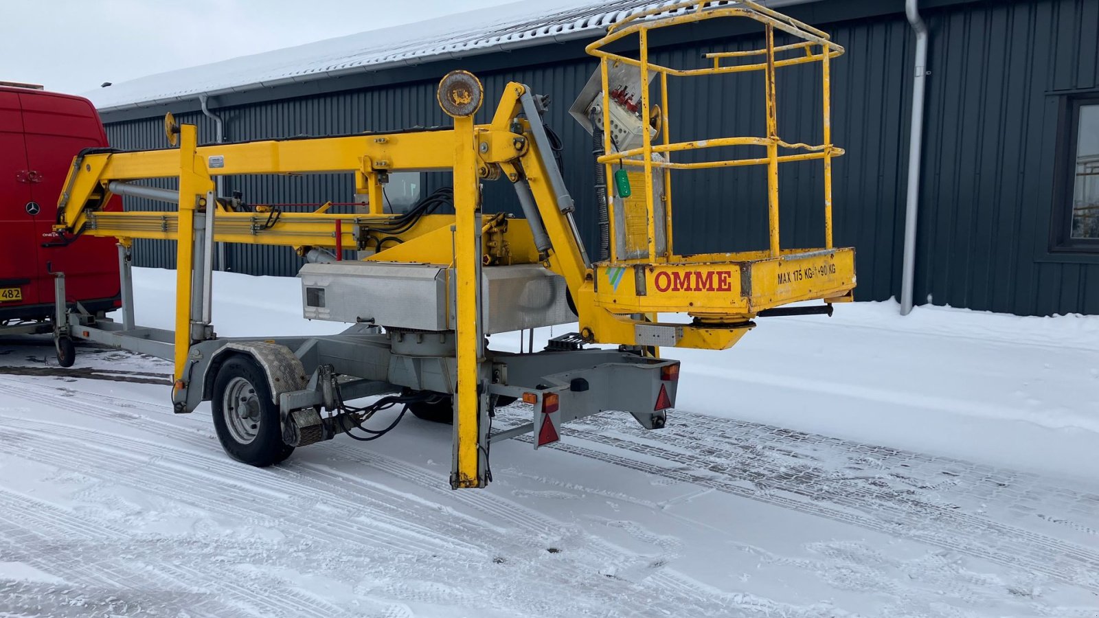 Scherenarbeitsbühne от тип Omme 1700 17 Meters meget velholdt lift, Gebrauchtmaschine в Horsens (Снимка 3)