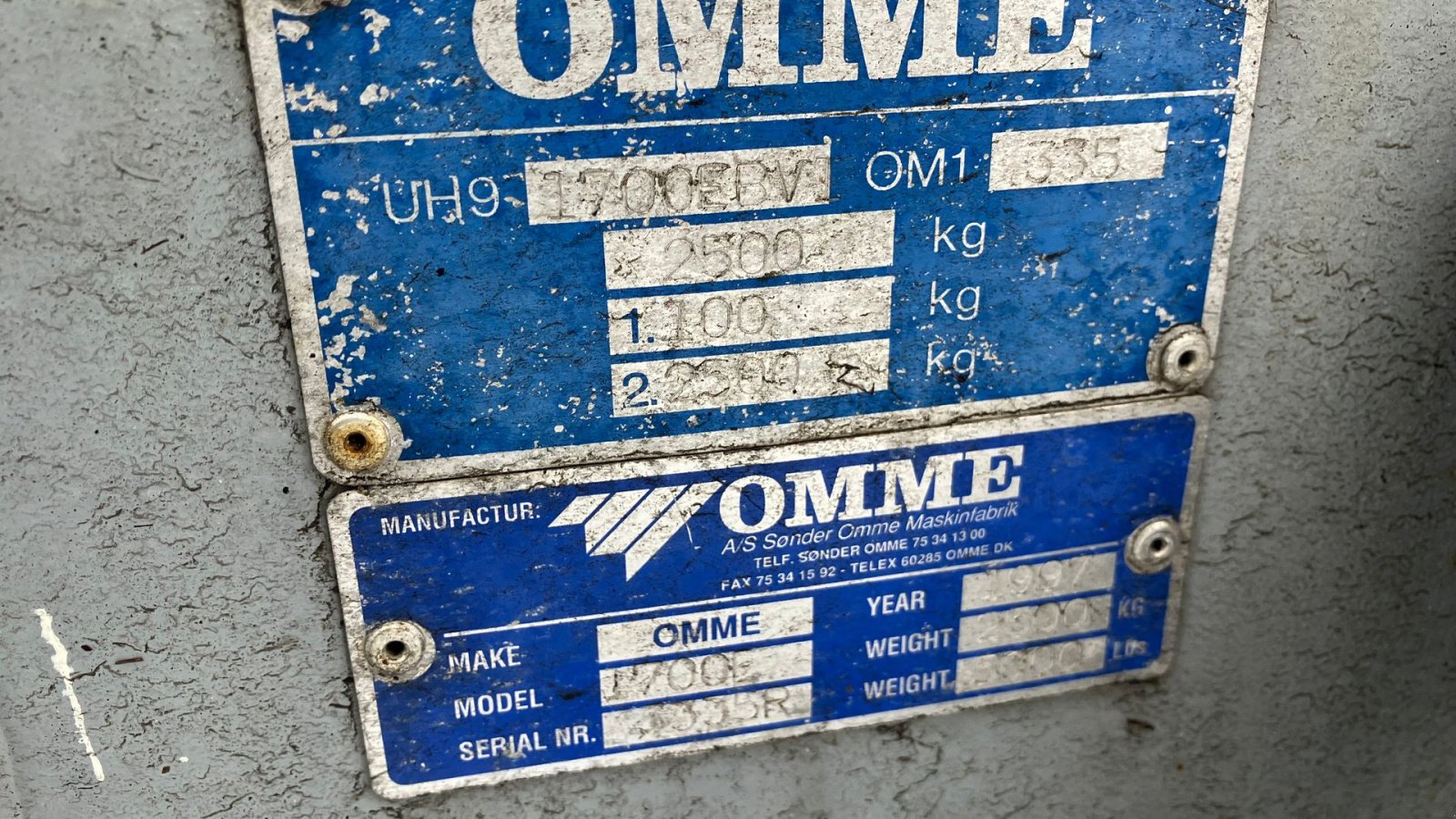 Scherenarbeitsbühne от тип Omme 1700 17 Meters meget velholdt lift, Gebrauchtmaschine в Horsens (Снимка 6)