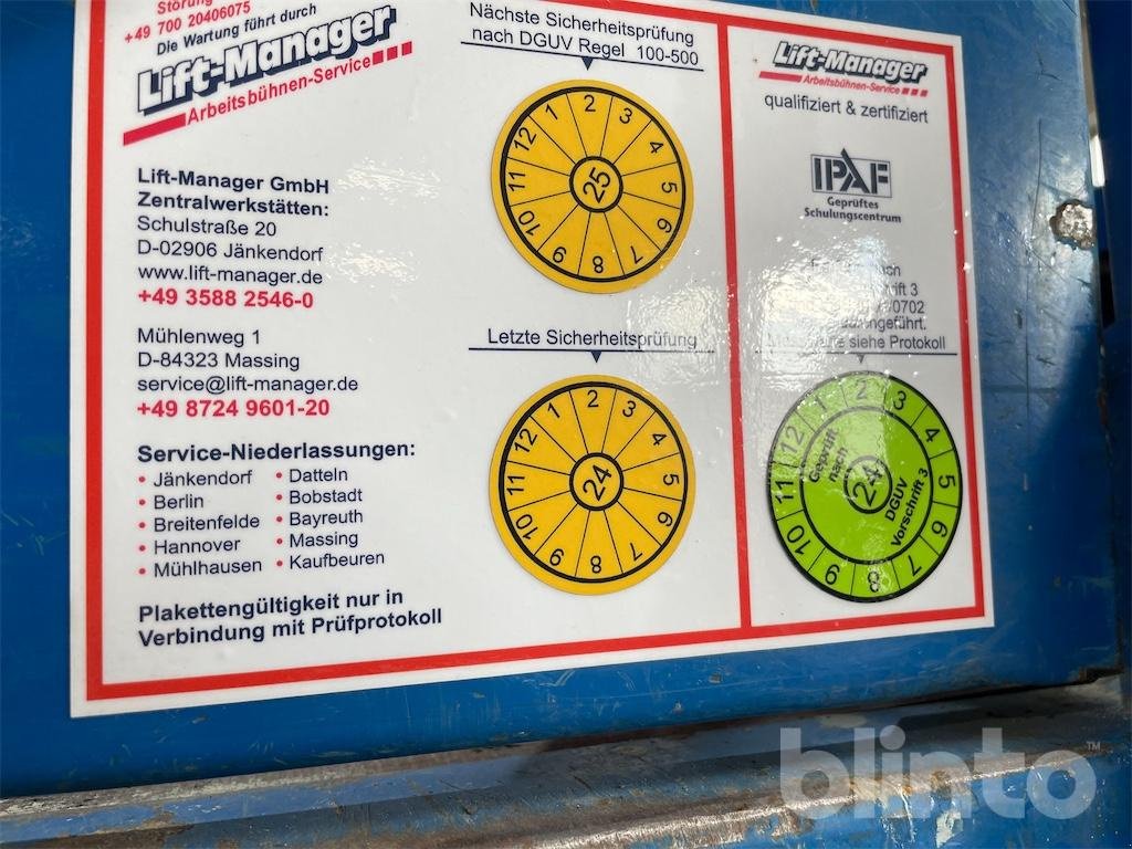 Scherenarbeitsbühne des Typs PB Lifttechnik S171-12-E, Gebrauchtmaschine in Düsseldorf (Bild 6)
