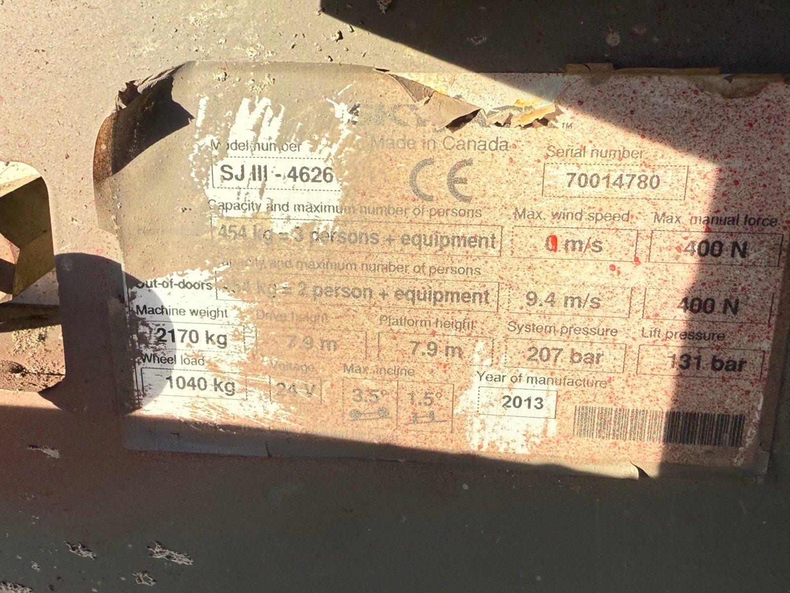 Scherenarbeitsbühne типа Skyjack SJ 4626, Gebrauchtmaschine в Neureichenau (Фотография 13)