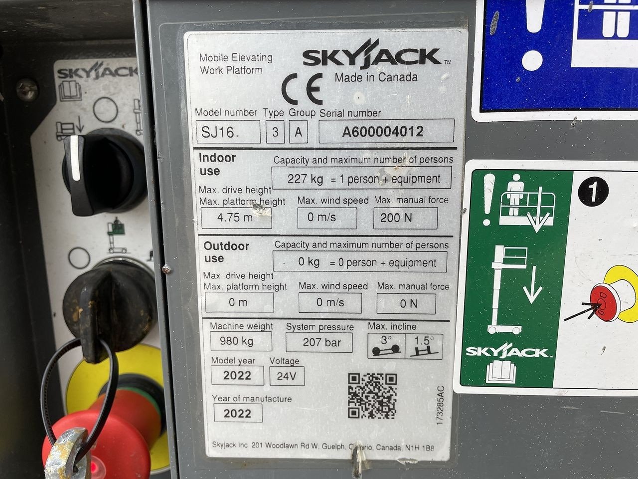 Scherenarbeitsbühne от тип Skyjack SJ16, Gebrauchtmaschine в Skive (Снимка 11)