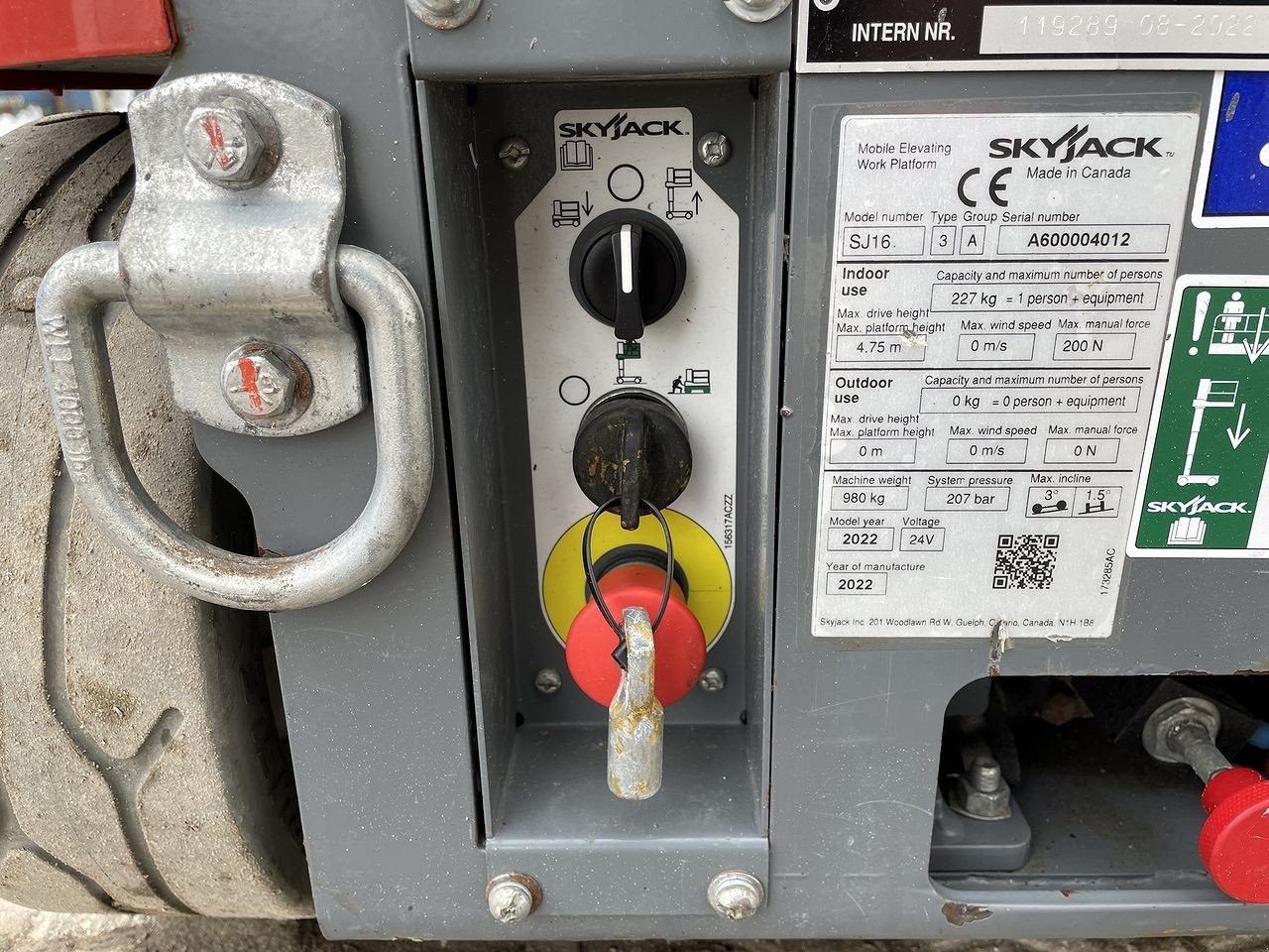 Scherenarbeitsbühne от тип Skyjack SJ16, Gebrauchtmaschine в Skive (Снимка 10)