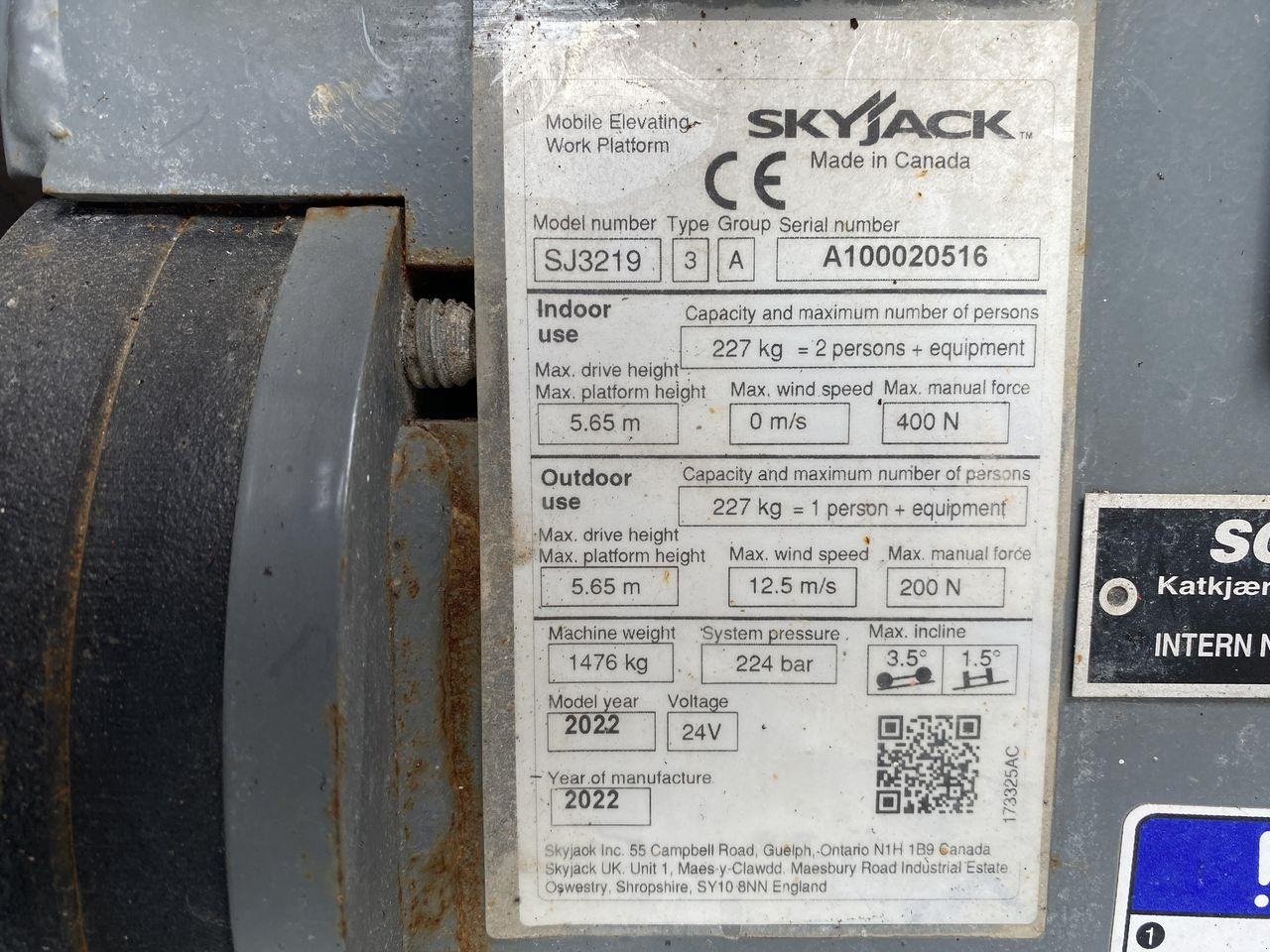 Scherenarbeitsbühne του τύπου Skyjack SJ3219, Gebrauchtmaschine σε Skive (Φωτογραφία 10)