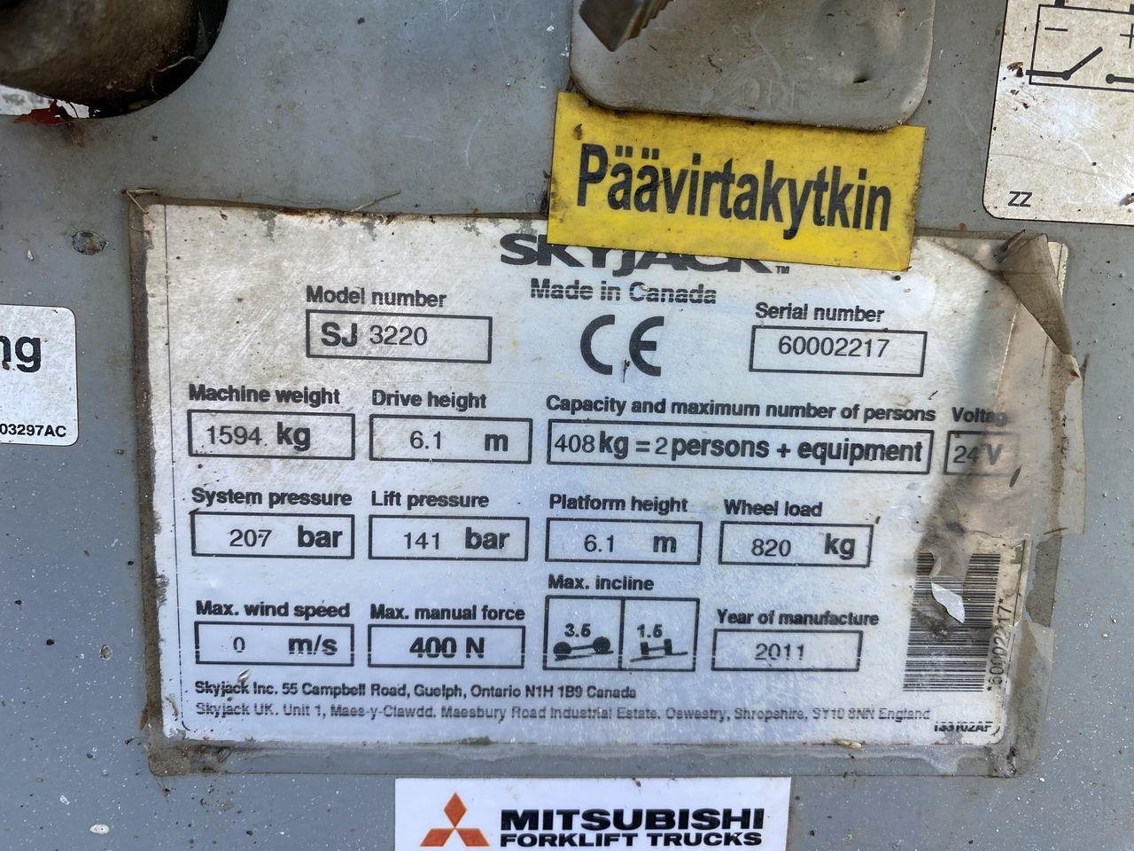 Scherenarbeitsbühne des Typs Skyjack SJ3219, Gebrauchtmaschine in Skive (Bild 10)