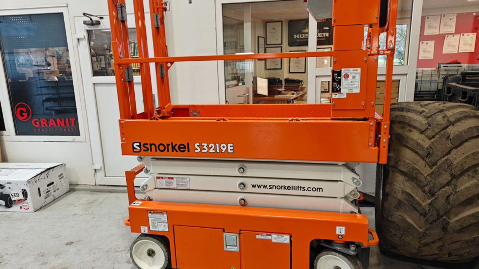 Scherenarbeitsbühne типа Snorkel S3219E 7,8 m., Gebrauchtmaschine в Vrå (Фотография 1)