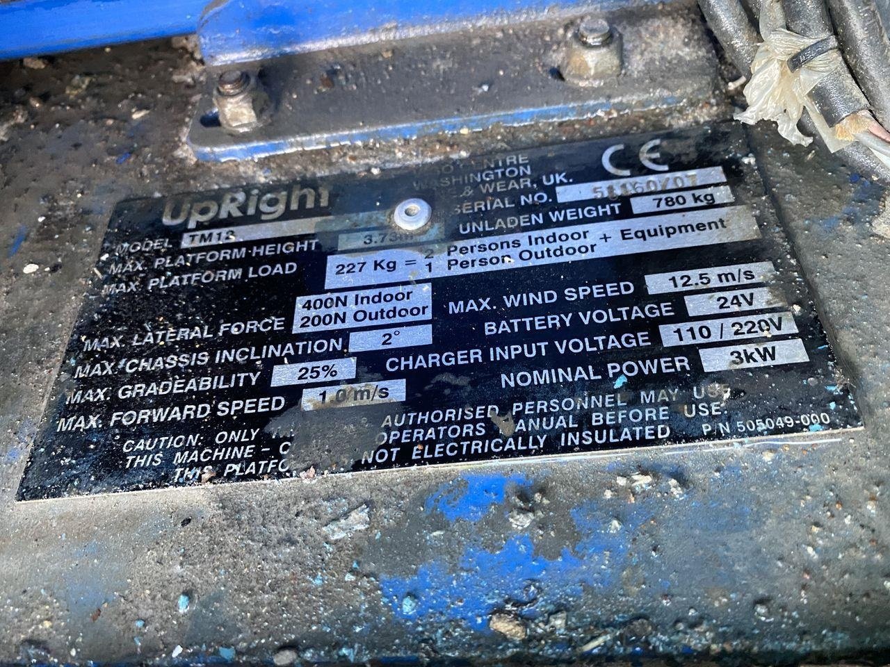 Scherenarbeitsbühne typu Snorkel TM12, Gebrauchtmaschine v Skive (Obrázek 10)